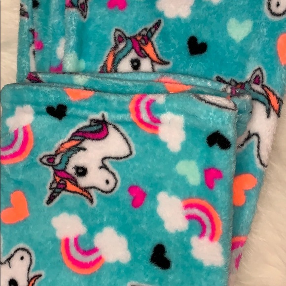 UNICORN PAJAMA PANTS FOR LITTLE GIRLS - Picture 2 of 2